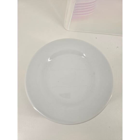 Simple Dining White Ceramic 10 pc Lot – 6 Salad Plates 6" + 4 Plates 8" - Picture 5 of 6